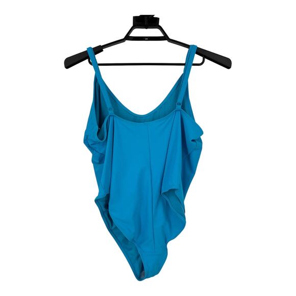 Good American Always sunny one piece swimsuit blue size 8 (5XL) - Picture 4 of 8